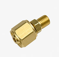 103 - Male Size A to Female Size B Right Hand (RH) Oxygen Hose Adapter