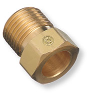 Up to 3000 psig Pressure 0.750 Inch (in) - 14 Thread Size Female National Gas Outlet (NGO) Thread Type Brass Material Nut