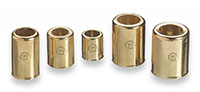 0.475 Inch (in) Inside Diameter, 11/16 Inch (in) Length Brass Hose Ferrule