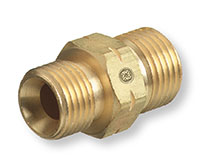 5/8 Inch (in) Male Left Hand (LH) to 9/16 Inch (in) Male Left Hand (LH) Inert Arc Air-Water Coupler
