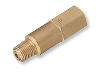 1/4 Inch (in) National Pipe Thread (NPT) Male to 1/4 Inch (in) National Pipe Thread (NPT) Male Inline Check Valve