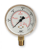 4000 psig Pressure Regulator Gauge
