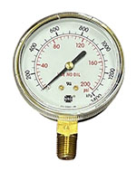 200 psig gauge G-25-200W