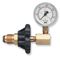 4000 psig Nitrogen, Argon, and Helium Cylinder Pressure Testing Gauge Hand-Tight Nut (G-584H)