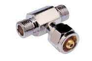 CGA-540 Coupler Tee with Female Inlet to 2 Male Outlets