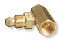 CGA-580 Gas Service Brass Tee Fitting without Check Valve