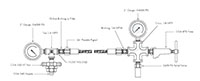 36 Inch (in) Stainless Steel Braided Pigtail Assembly