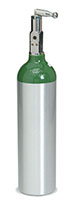 Portable Aluminum Oxygen Cylinder with CGA-870 Post Valve