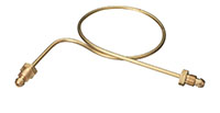 Propane/Methylacetylene-Propadiene Propane (MAPP) Gas Horizontal Left Hand Male Brass Rigid Pigtail