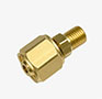 103 - Male Size A to Female Size B Right Hand (RH) Oxygen Hose Adapter