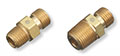 3/8 Inch (in) National Pipe Thread (NPT) to B Size Right Hand (RH) Oxygen Regulator Outlet Bushing