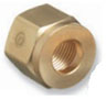 Up to 500 psig Pressure 0.830 Inch (in) - 14 Thread Size Female National Gas Outlet (NGO) Thread Type Brass Material Nut