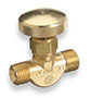 1/4 Inch (in) National Pipe Thread (NPT) Male Inlet 1/4 Inch (in) National Pipe Thread (NPT) Male Outlet Brass Body Valve