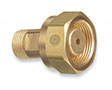 CGA-520 "B" Tank Acetylene Cylinder to CGA-200 "MC" Acetylene Regulator Adapter