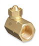 CGA-200 "MC" Acetylen Cylinder to CGA-510 POL Acetylene 90 Degree Regulator Adapter