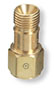 Oxygen Gas Right Hand 1/4 Inch (in) National Pipe Thread (NPT) Male to B-Size Male Regulator Outlet Model Check Valve