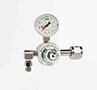 Single Stage Preset Regulator with CGA-540 Nut and Nipple Inlet with 90 Degree Outlet