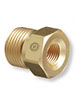 2 Inch (in) Length, 1/2 Inch (in) National Pipe Thread (NPT) Nipple Fitting