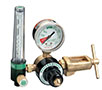 50 psi Inlet Pressure Single Stage Flowmeter Regulator with CGA-870 Yoke Inlet