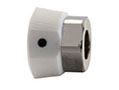 Diameter Index Safety System (DISS) 1160A, Medical Air Hand-Tight Nut with Black and White Collar