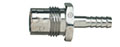 Diameter Index Safety System (DISS) 1160A, Medical Air Body Adapter with 1/4 Inch (in) Hose Barb