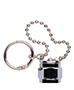 Oxygen Diameter Index Safety System (DISS) 1240 Chrome Gas Tight Cap with Chain and Ring