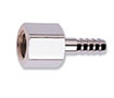 1/4 Inch (in) National Pipe Thread (NPT) Female to 1/4 Inch (in) Inside Diameter Hose Barb Fitting