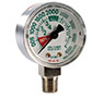 4000 psi Pressure and 2 Inch (in) Outside Diameter (OD) Bottom Port Oxygen Gauge