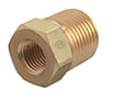 1.125 Inch (in) Length Female to Male Pipe Brass Thread Bushing
